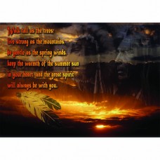 INSPIRAZIONS GREETING CARD Walk With the Great Spirit